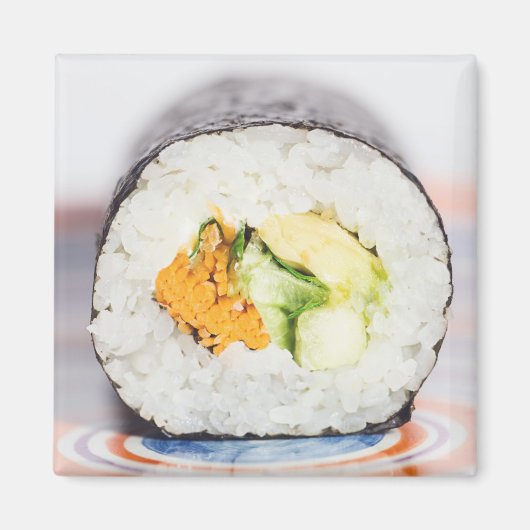 Aimant Râle de sushi Poisson et riz (Devant)