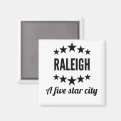 Aimant Raleigh A Cinq Étoiles City (Recto/Verso)