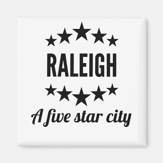 Aimant Raleigh A Cinq Étoiles City (Devant)