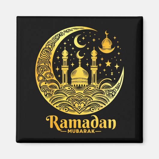 Aimant Ramadan Kareem Happy Fasting Ramadan Mubarak Islam (Devant)