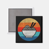 Aimant Ramen de style rétro (Recto/Verso)