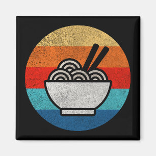 Aimant Ramen de style rétro