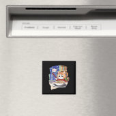 Aimant Ramen Kawaii Cat Anime (In Situ (Lave-vaisselle))
