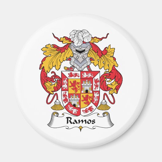 Aimant Ramos Family Crest (Devant)