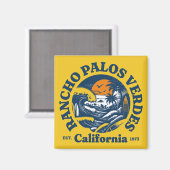 Aimant Rancho Palos Verdes, Californie (Recto/Verso)