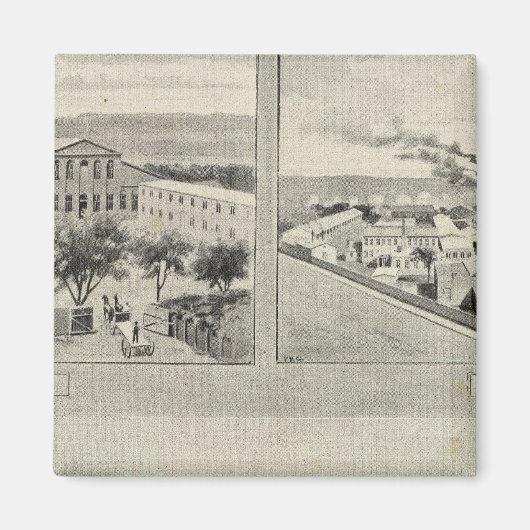 Aimant Randolph & Clowes, Waterbury (Devant)