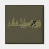 Aimant Randonnée en forêt (Devant)