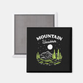 Aimant Randonnée Mountain Wanderer (Recto/Verso)