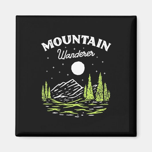 Aimant Randonnée Mountain Wanderer (Devant)