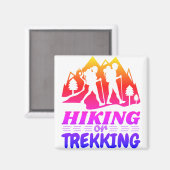 Aimant Randonnée ou trekking (Recto/Verso)