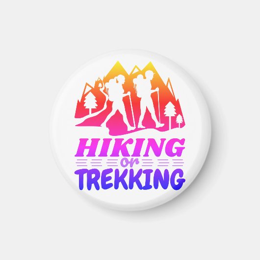 Aimant Randonnée ou trekking (Devant)