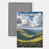 Aimant Randonnée pédestre dans le parc national de Wicklo (Recto/Verso)