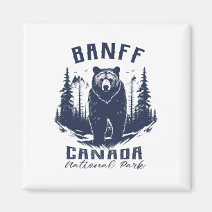 Aimant Randonnée souvenir parc national Banff Canada vint