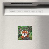 Aimant Randonner Notre Planète Eco-Team Tgrr Tiger Vêteme (In Situ (Lave-vaisselle))