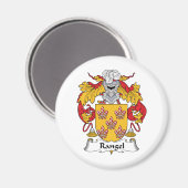 Aimant Rangel Famille Crest (Recto/Verso)