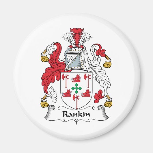 Aimant Rankin Family Crest (Devant)