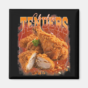 Aimant Rap Bootleg Vintage Années 1990 Tenders de Poulet