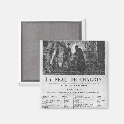 Aimant Raphael de Valentin et le commerçant (Recto/Verso)