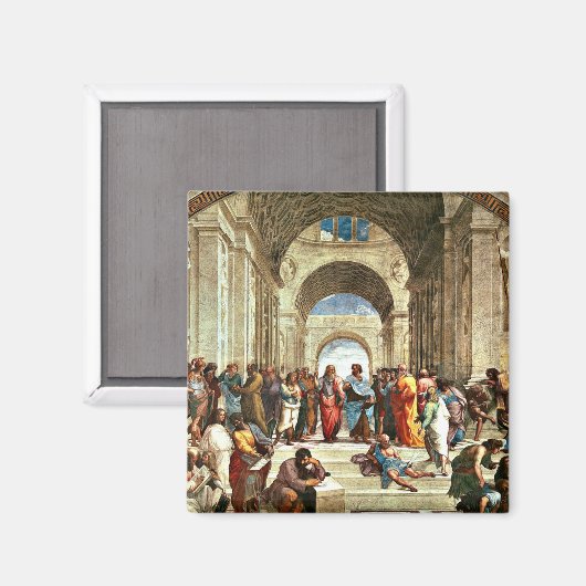 Aimant Raphael : École d'Athènes peinture (Recto/Verso)