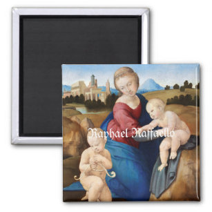 Aimant Raphael Raffaello Madonna et bébé Saint