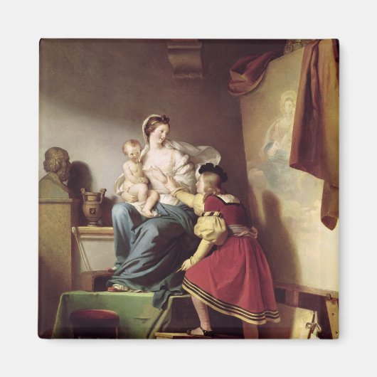 Aimant Raphael Régler la Pose de son Modèle (Devant)