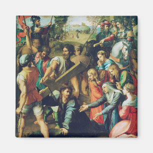 Aimant Raphael Spasimo Christ Tombe Sous La Croix Art