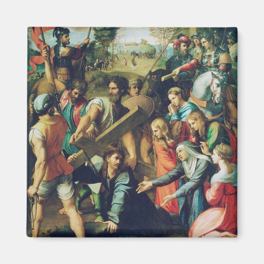 Aimant Raphael Spasimo Christ Tombe Sous La Croix Art (Devant)