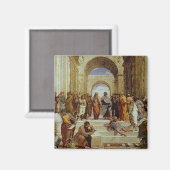 Aimant Raphael's "The School of Athens" Détail vers 1511 (Recto/Verso)