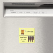 Aimant Rappel d'alcool de la bière stockée ou du magasin (In Situ (Lave-vaisselle))