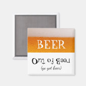Aimant Rappel de bière (Recto/Verso)