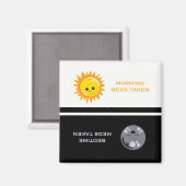 Aimant Rappel de médicaments jour et nuit (Recto/Verso)