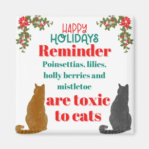 Aimant Rappel de Noël pour les amoureux des chats