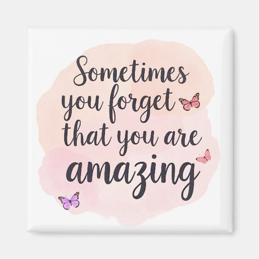 Aimant Rappel Extraordinaire - Citation Inspirationnelle (Devant)