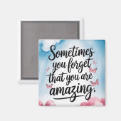 Aimant Rappel Extraordinaire - Citation Inspirationnelle (Recto/Verso)