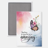 Aimant Rappel Extraordinaire - Citation Inspirationnelle (Recto/Verso)