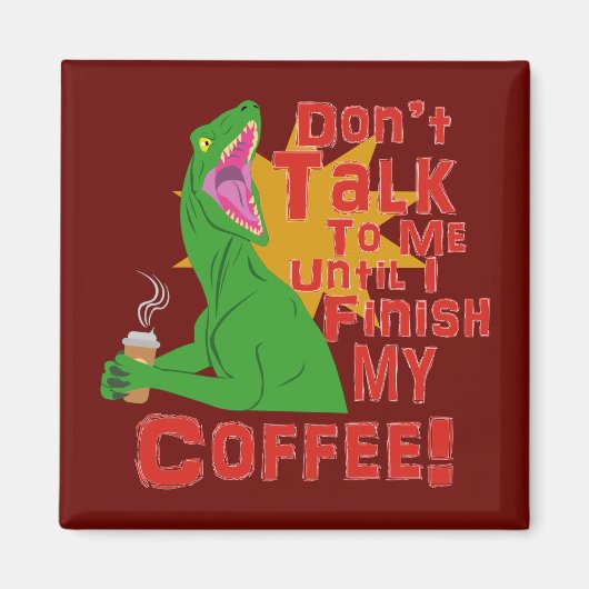 Aimant Raptors et café (Devant)