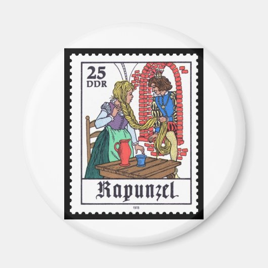 Aimant Rapunzel 25 DDR 1978 (Devant)