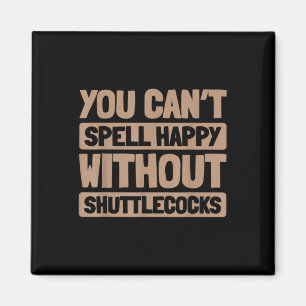 Aimant Raquet Badminton - Joueur Court Racket Team Shutt