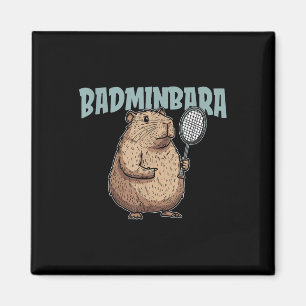 Aimant Raquette de Badminbara Shuttle - Équipe de badmint