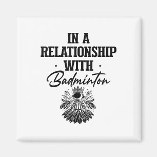 Aimant Raquette de joueur de badminton navette Got 