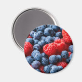 Aimant Raspberries et Blueberries (Recto/Verso)