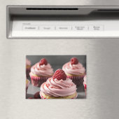 Aimant Raspberry Cupcakes (In Situ (Lave-vaisselle))