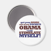 Aimant Rassemblement anti-Obama (Recto/Verso)