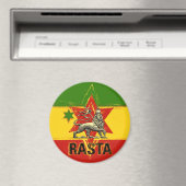 Aimant Rasta Irie Lion de Juda (In Situ (Lave-vaisselle))