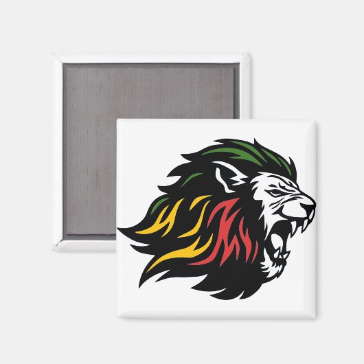 Aimant Rasta Lion (Recto/Verso)