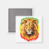 Aimant Rasta Lion de Juda (Recto/Verso)
