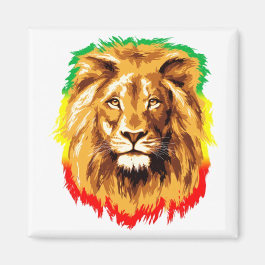 Aimant Rasta Lion de Juda (Devant)