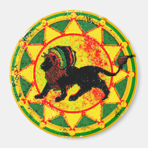 Aimant Rasta Lion vintage