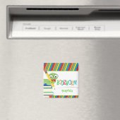 Aimant Rat de bibliothèque mignon s'asseyant sur des (In Situ (Lave-vaisselle))