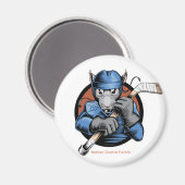 Aimant Rat de hockey (Recto/Verso)